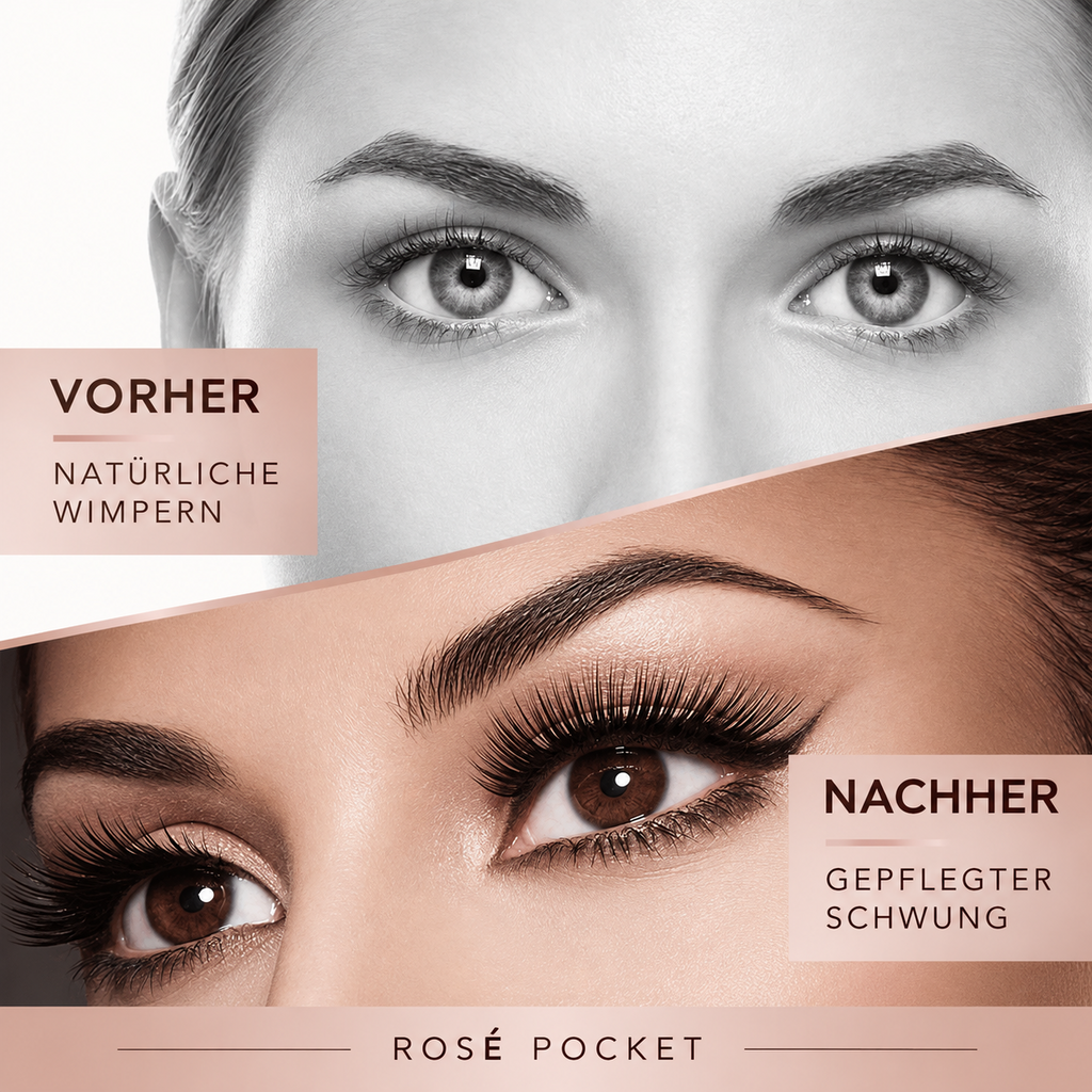 Rosé Pocket beheizbare Wimpernzange – Ladeansicht
